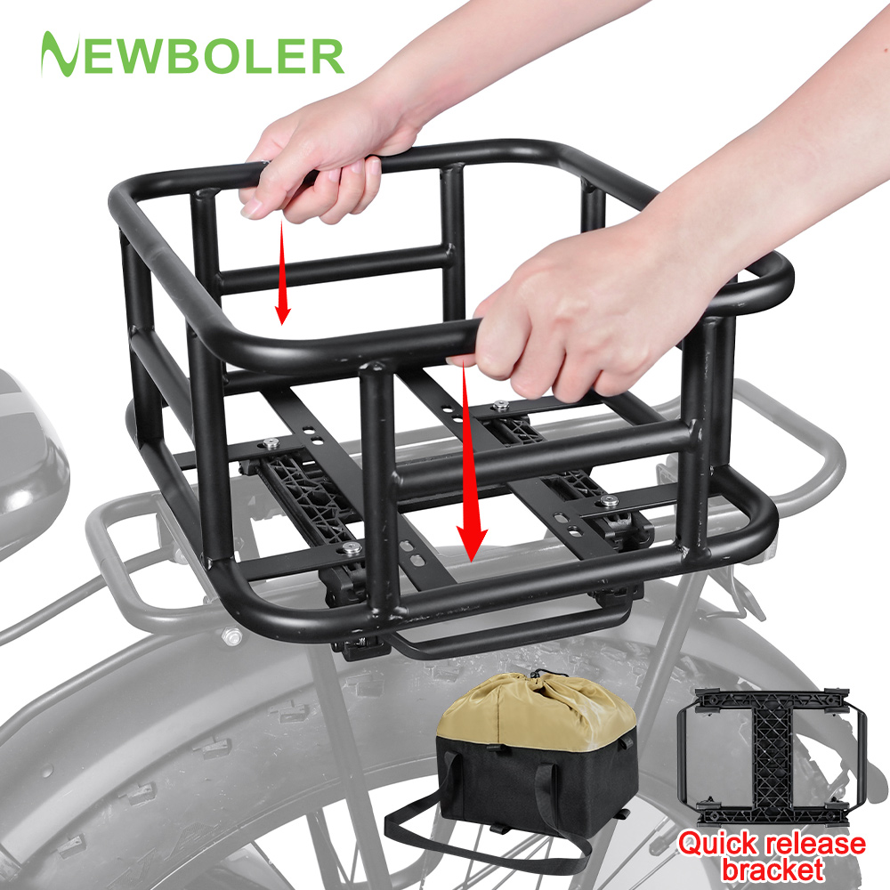 Cycling Journey - NEWBOLER Bike Cargo Rack Bag Iron