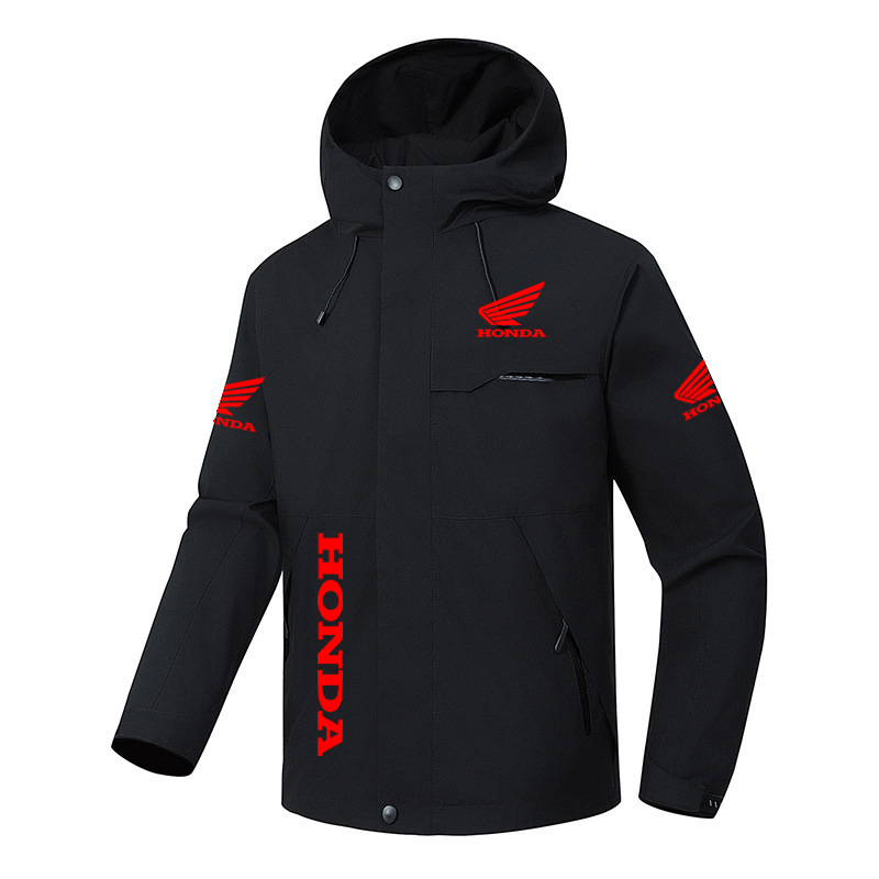 Cycling Rain Jacket Commute - Honda Men's Windproof Cycling Jacket -
