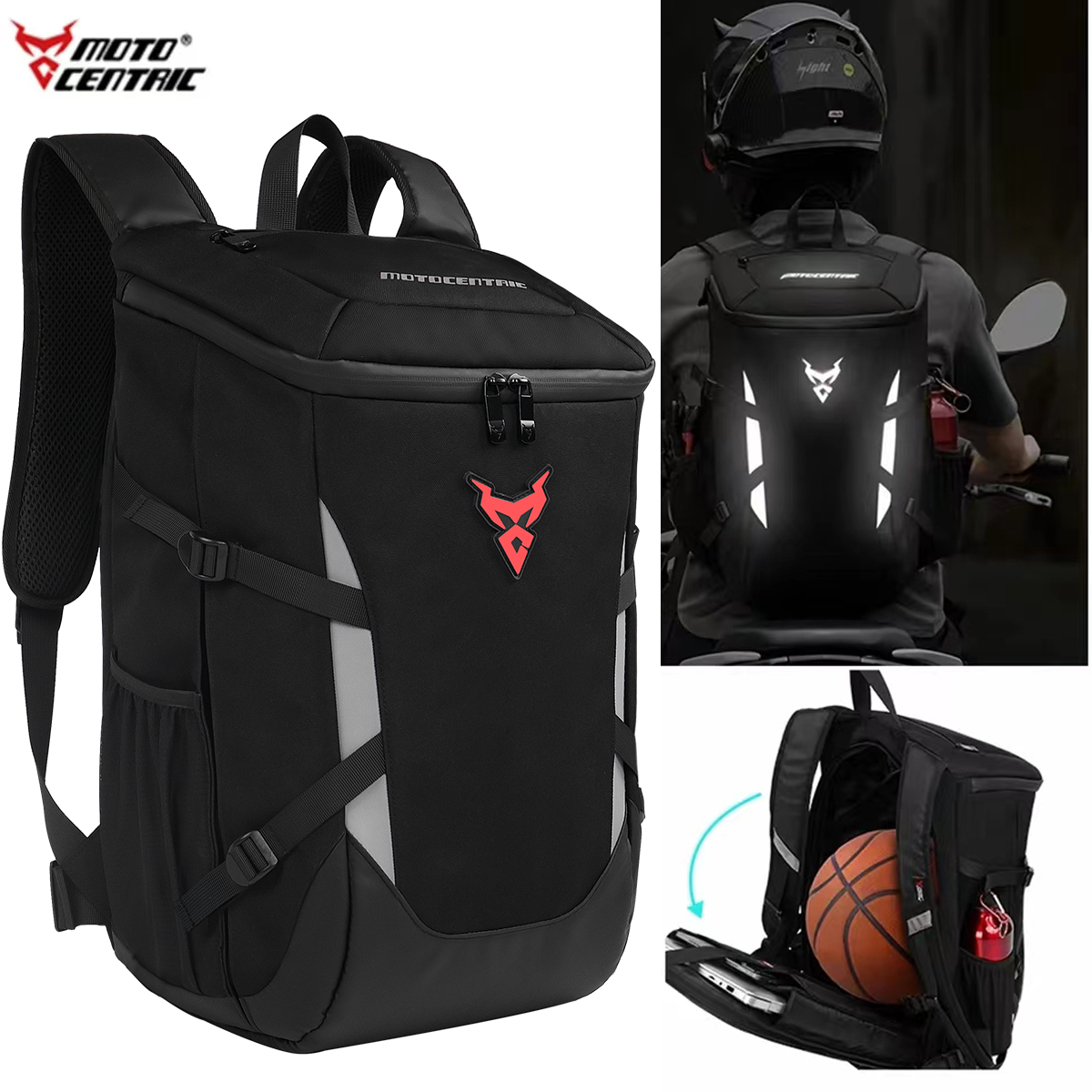 Cycling Journey - Riding Backpack Motorcycle Helmet Bag Large