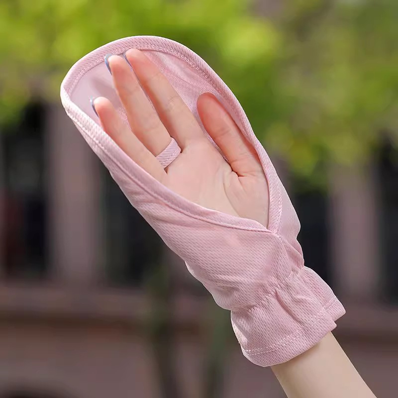 Cycling For Commute - Summer UV Protection Gloves for Women