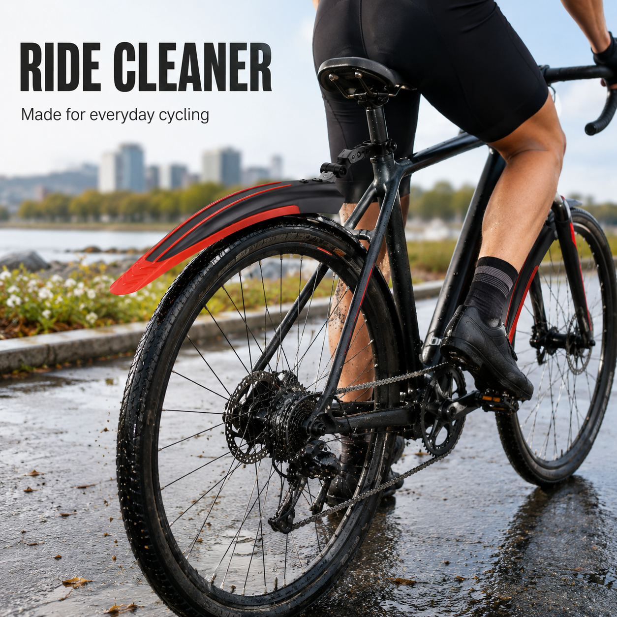 PINMOAP 2PCS Bicycle Mudguard  - Cycling Commute In Rain 评论和价格