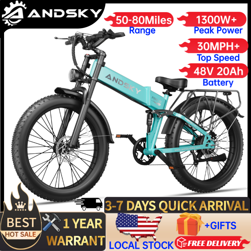 ANDSKY Forge 26 Foldable Elect - Commuting On Mountain Bike 评论和价格