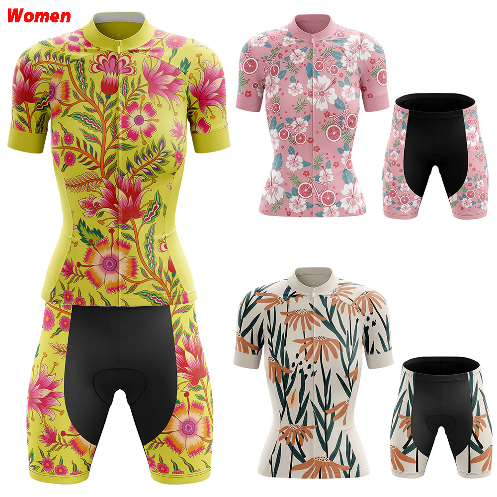 Floral Cycling Bicycle Clothin - Cycling Commuter Clothing 评论和价格