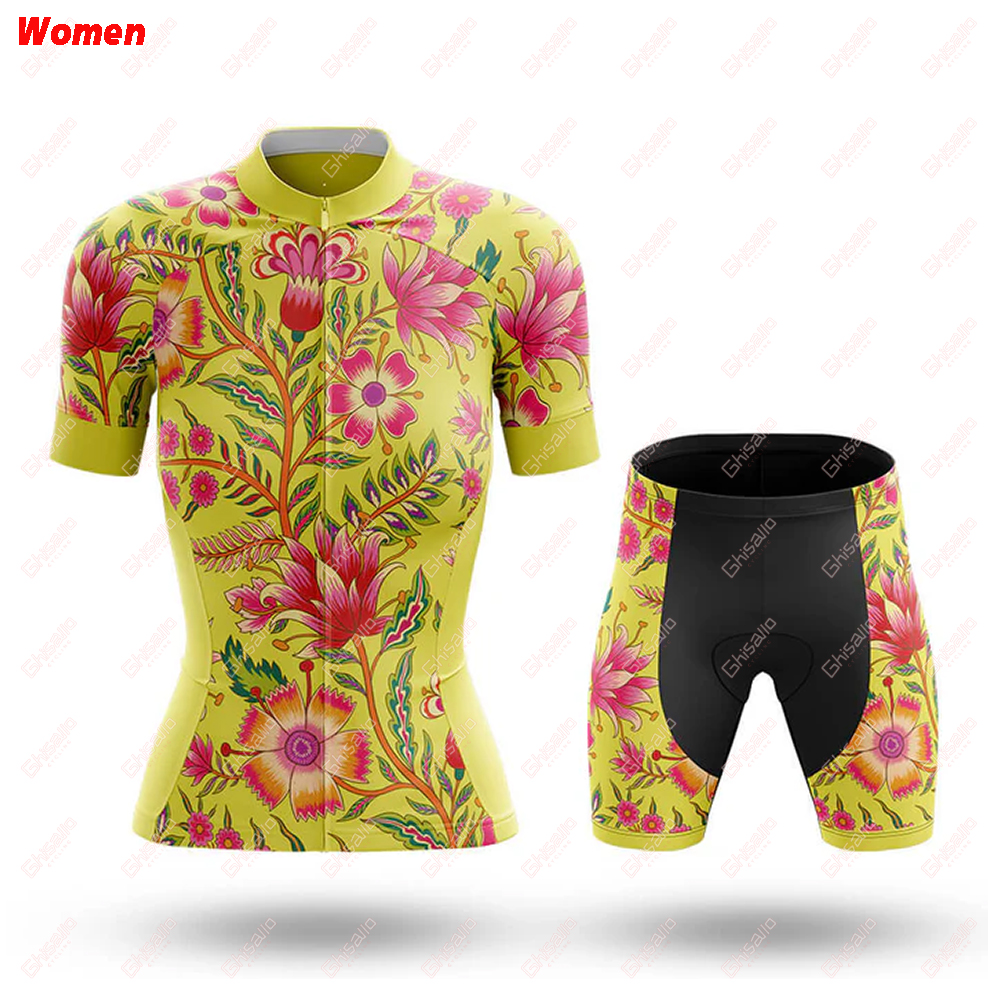 Floral Cycling Bicycle Clothin - Cycling Commuter Clothing 评论和价格