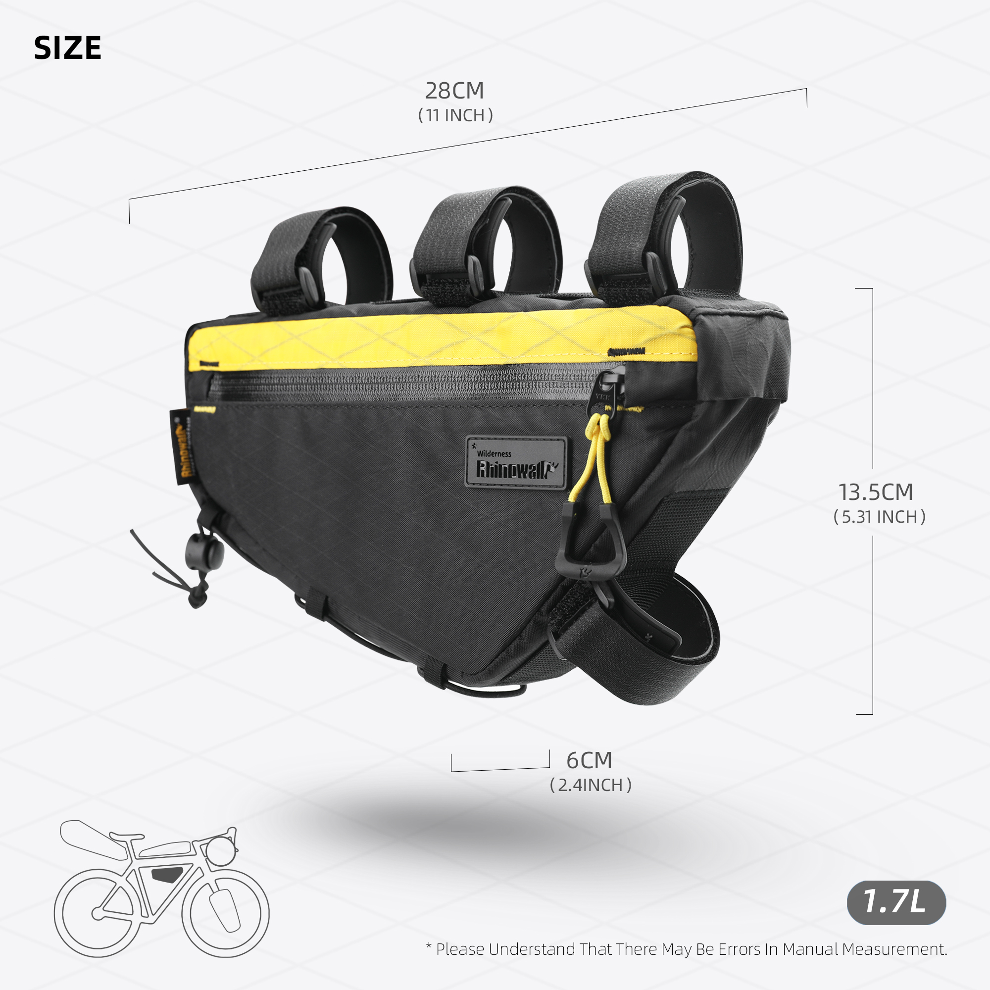 Rhinowalk Bicycle Triangle Bag - Cycling Journey 评论和价格