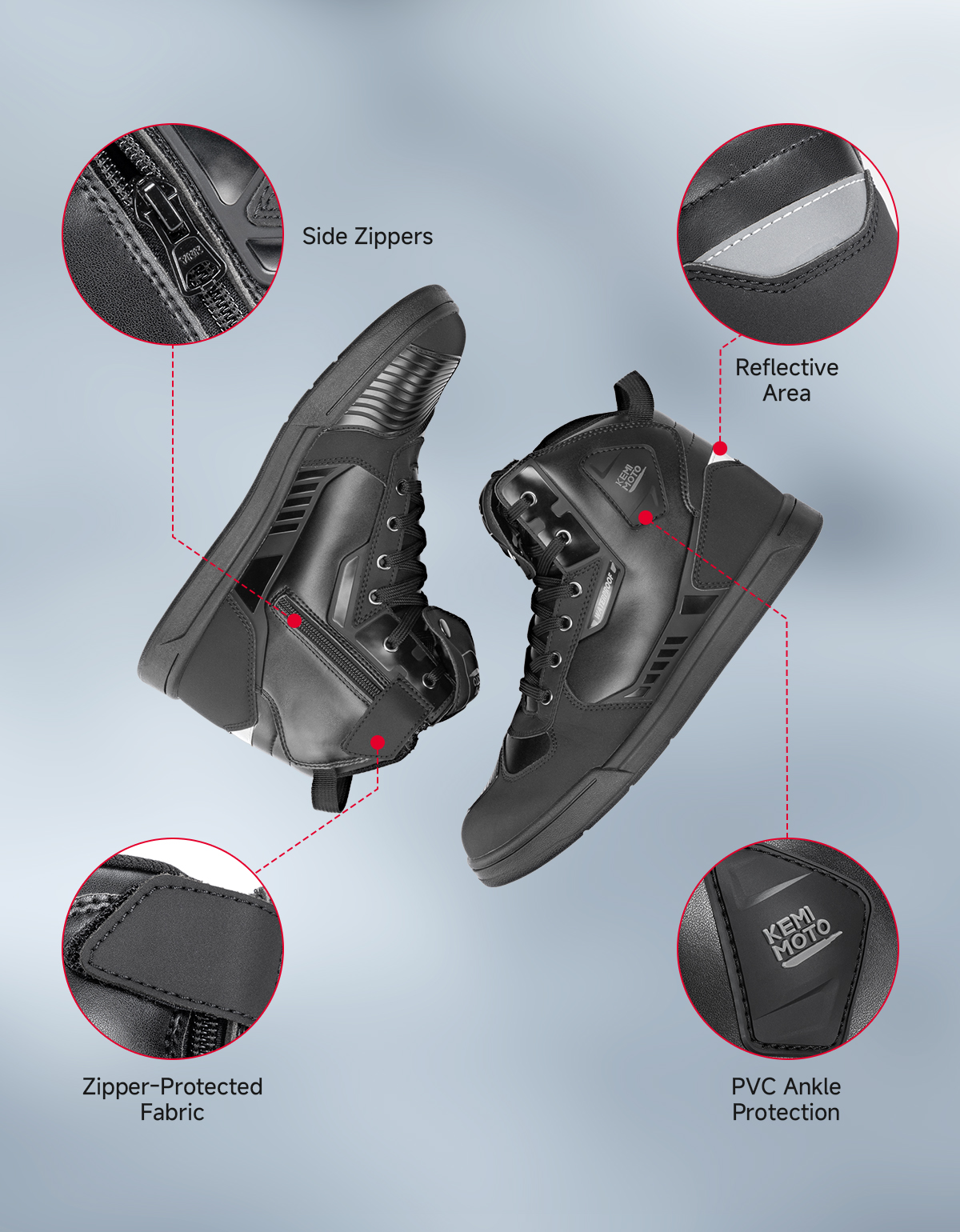 KEMIMOTO Men's Motorcycle Ridi - Cycling Shoes For Commute 评论和价格