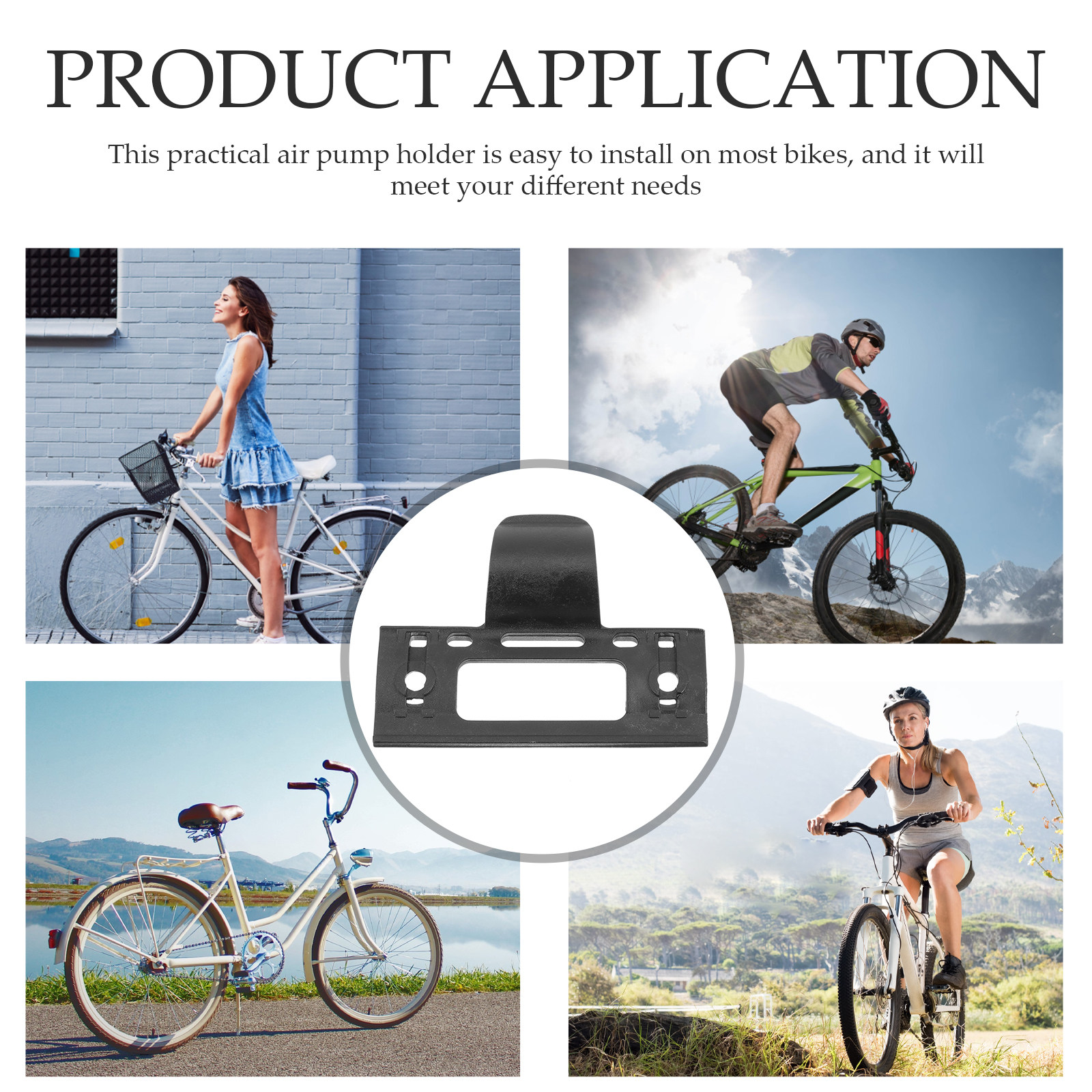 2Pcs Sturdy Portable Bike Pump - Bike Pump Frame Mount 评论和价格