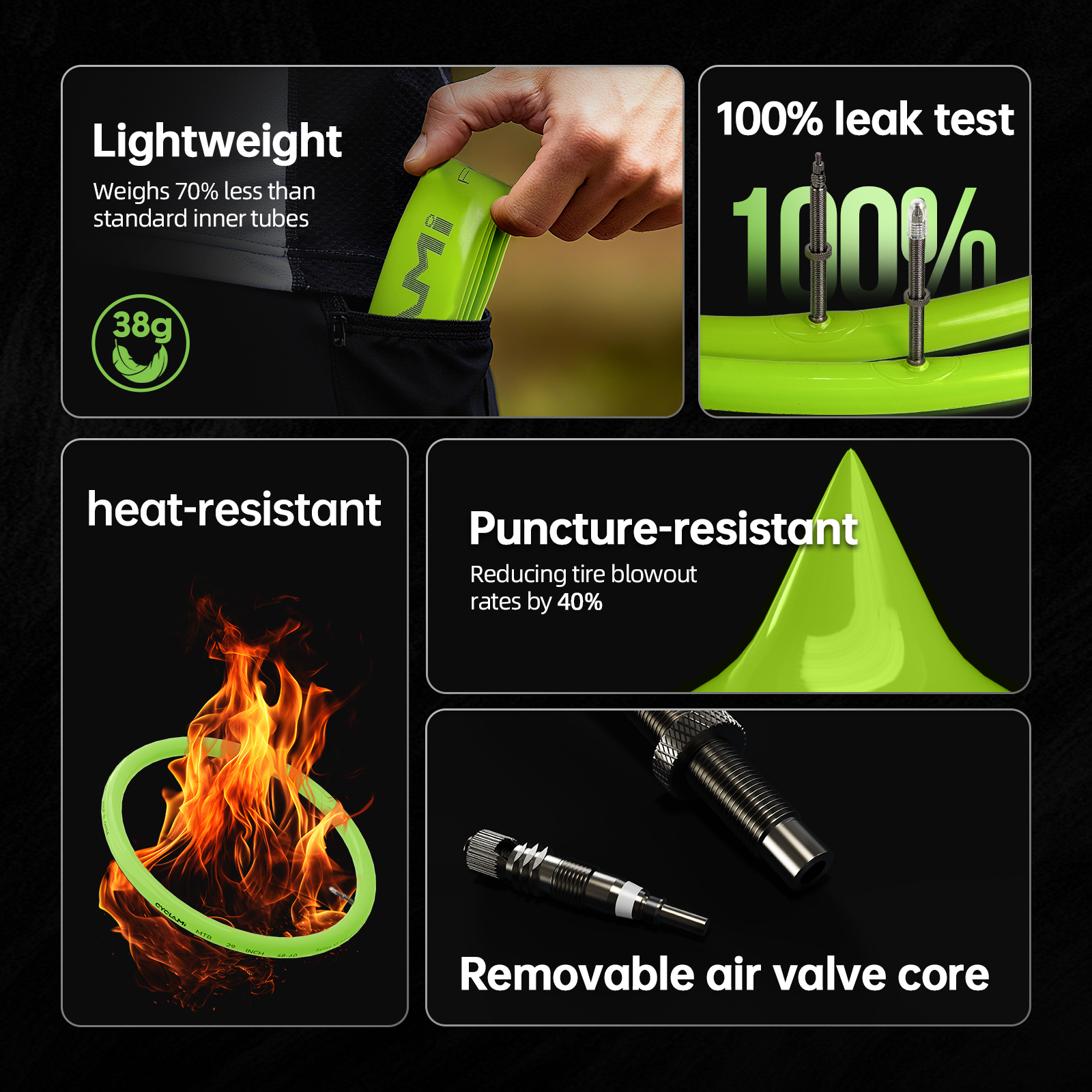 CYCLAMI Ultralight TPU Bike In - Inner Tube 700C 评论和价格