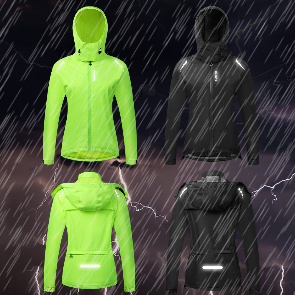 WOSAWE Cycling Raincoat Women  - Cycling Commuter Jacket 评论和价格