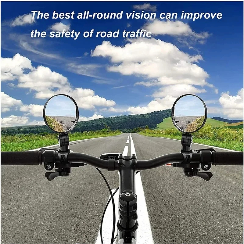 2-8pcs Bike Mirror, Bar End Bi - Mirror Handlebar Convex 评论和价格