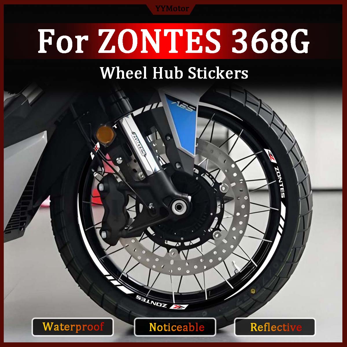 For ZONTES 368G Reflective Mot - Dynamo Hub Front 评论和价格