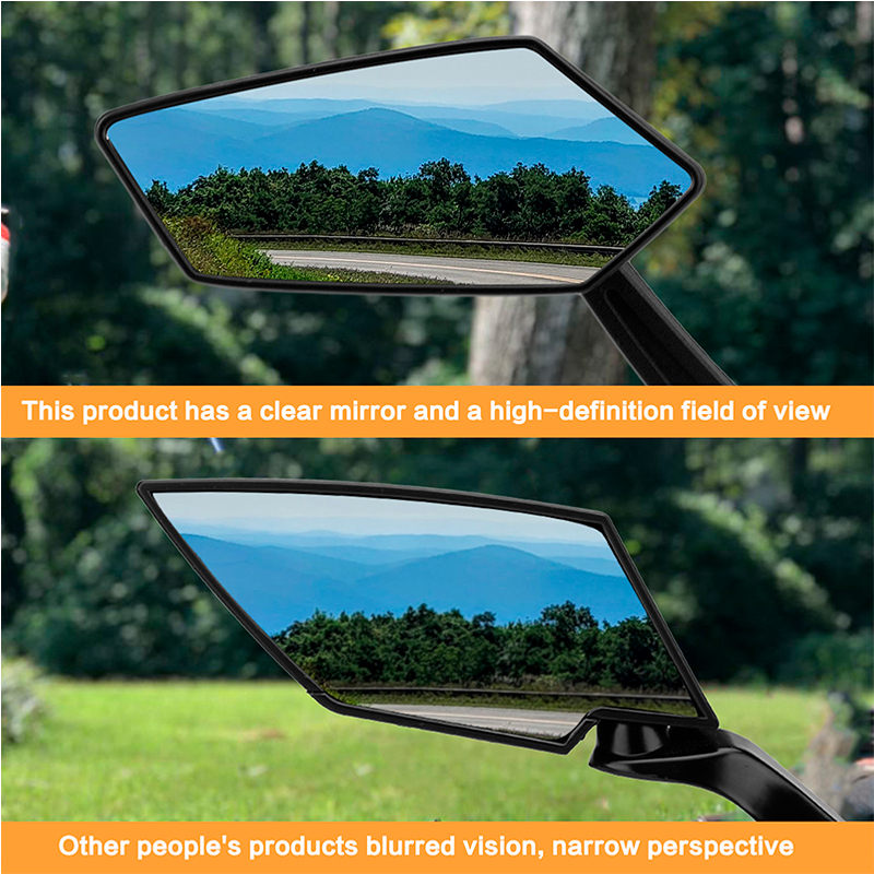 Motorcycle Handlebar Mirror Fo - Mirror Handlebar Convex 评论和价格