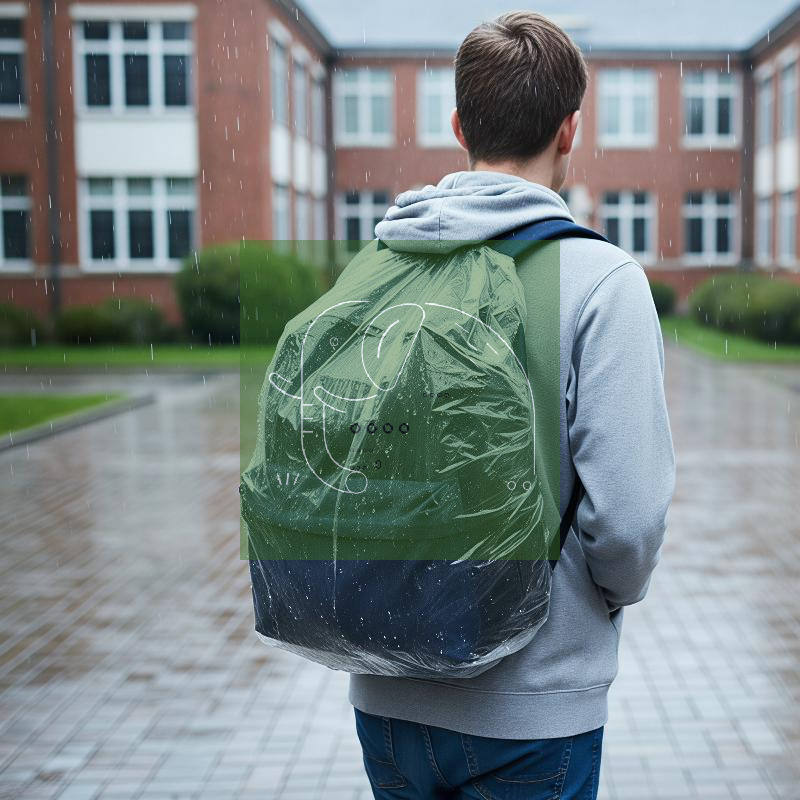 Disposable Backpack Rain Cover - Cycling Commute In Rain 评论和价格