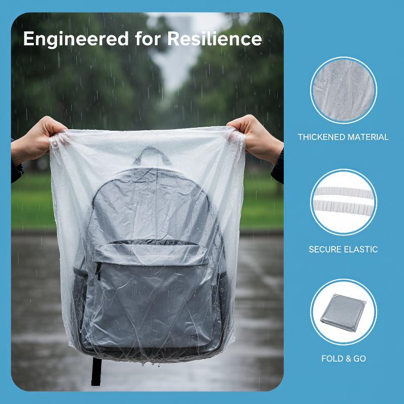 Disposable Backpack Rain Cover - Cycling Commute In Rain 评论和价格