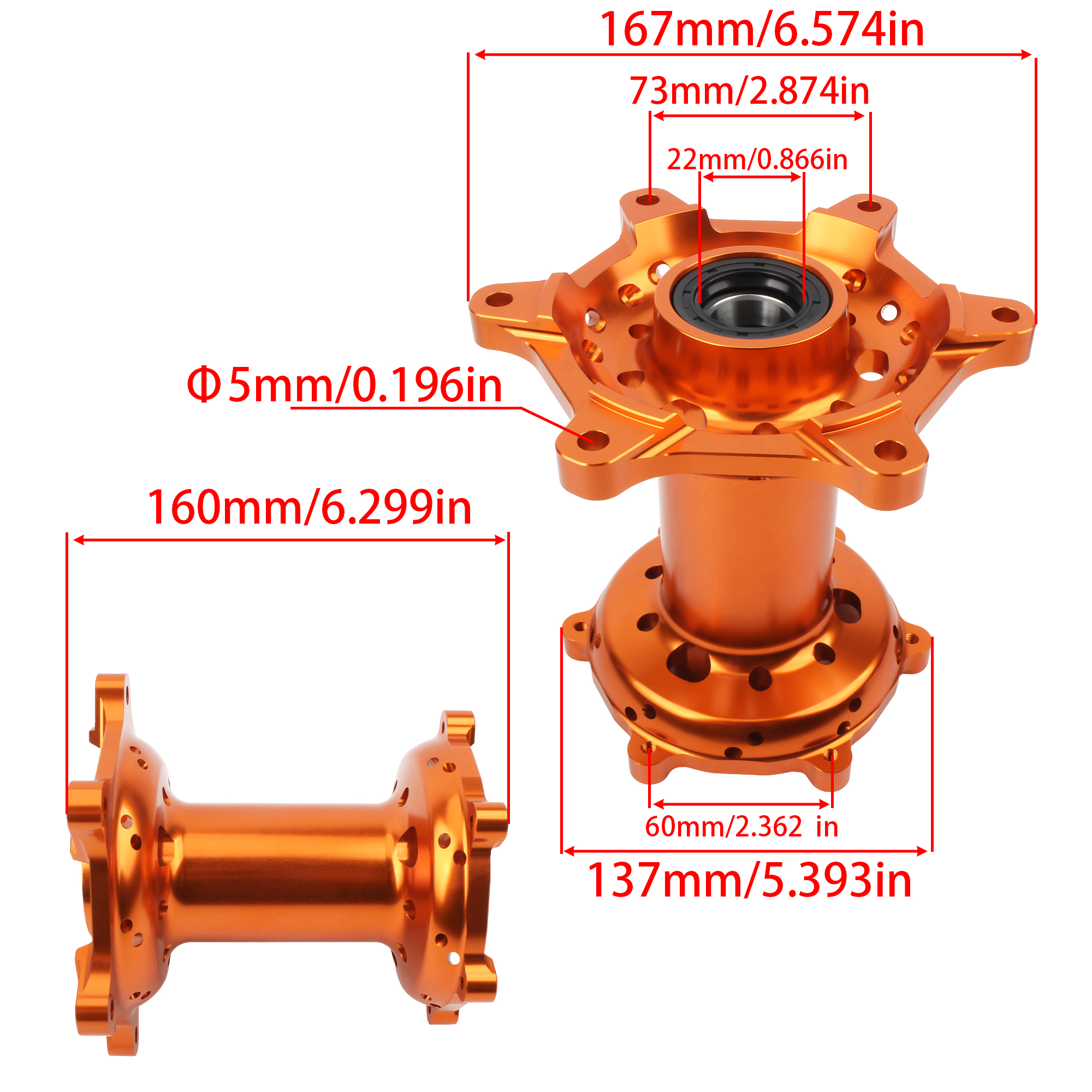 For KTM Husqvarna GASGAS HUSAB - Dynamo Hub Front 评论和价格