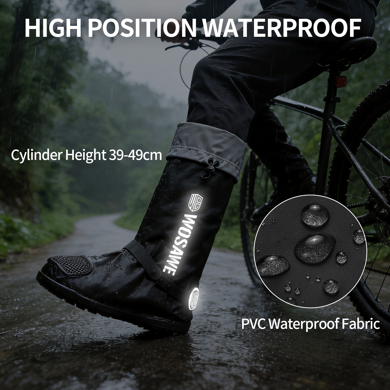 WOSAWE WOSAWE Waterproof Rain  - Cycling Shoes For Commute 评论和价格