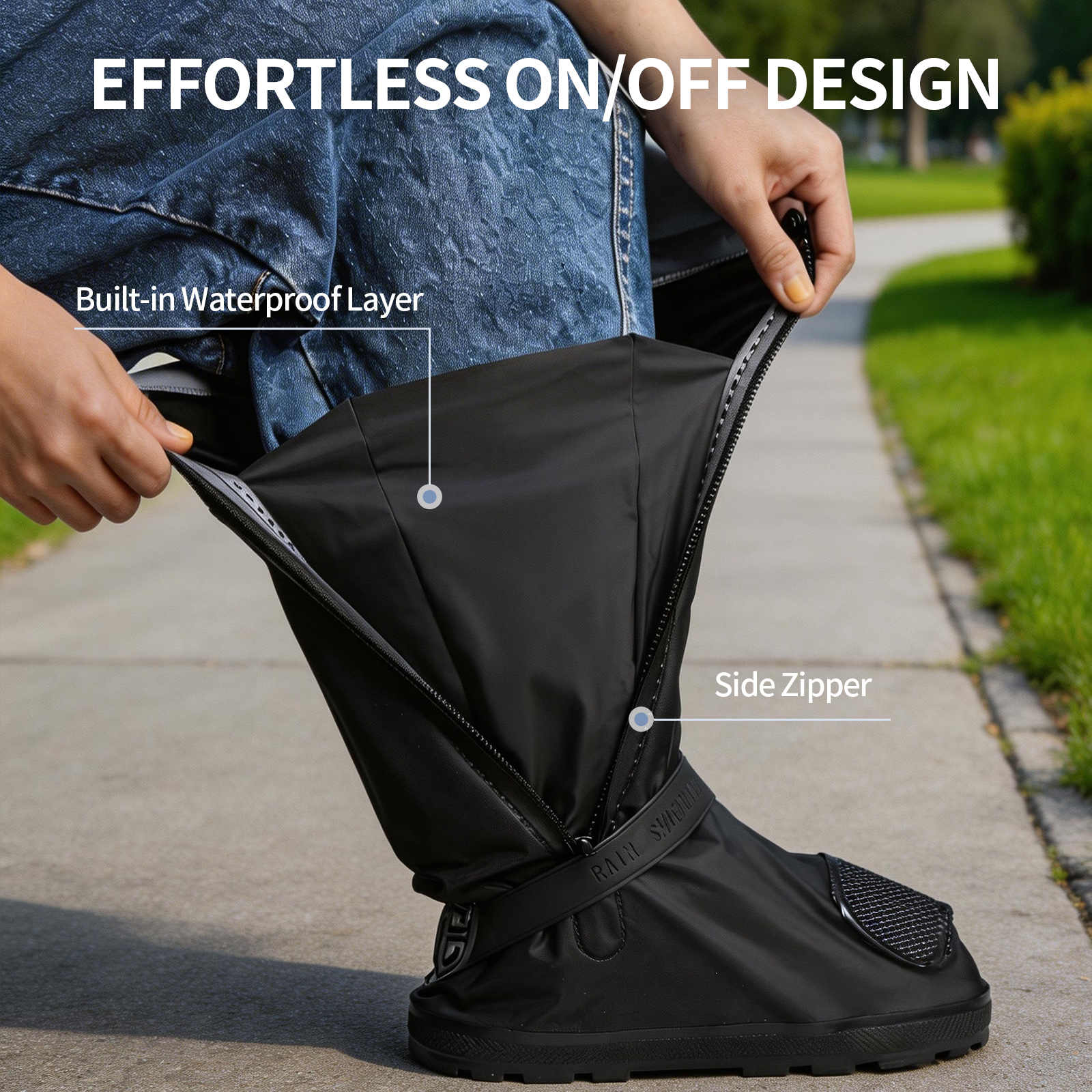 WOSAWE WOSAWE Waterproof Rain  - Cycling Shoes For Commute 评论和价格