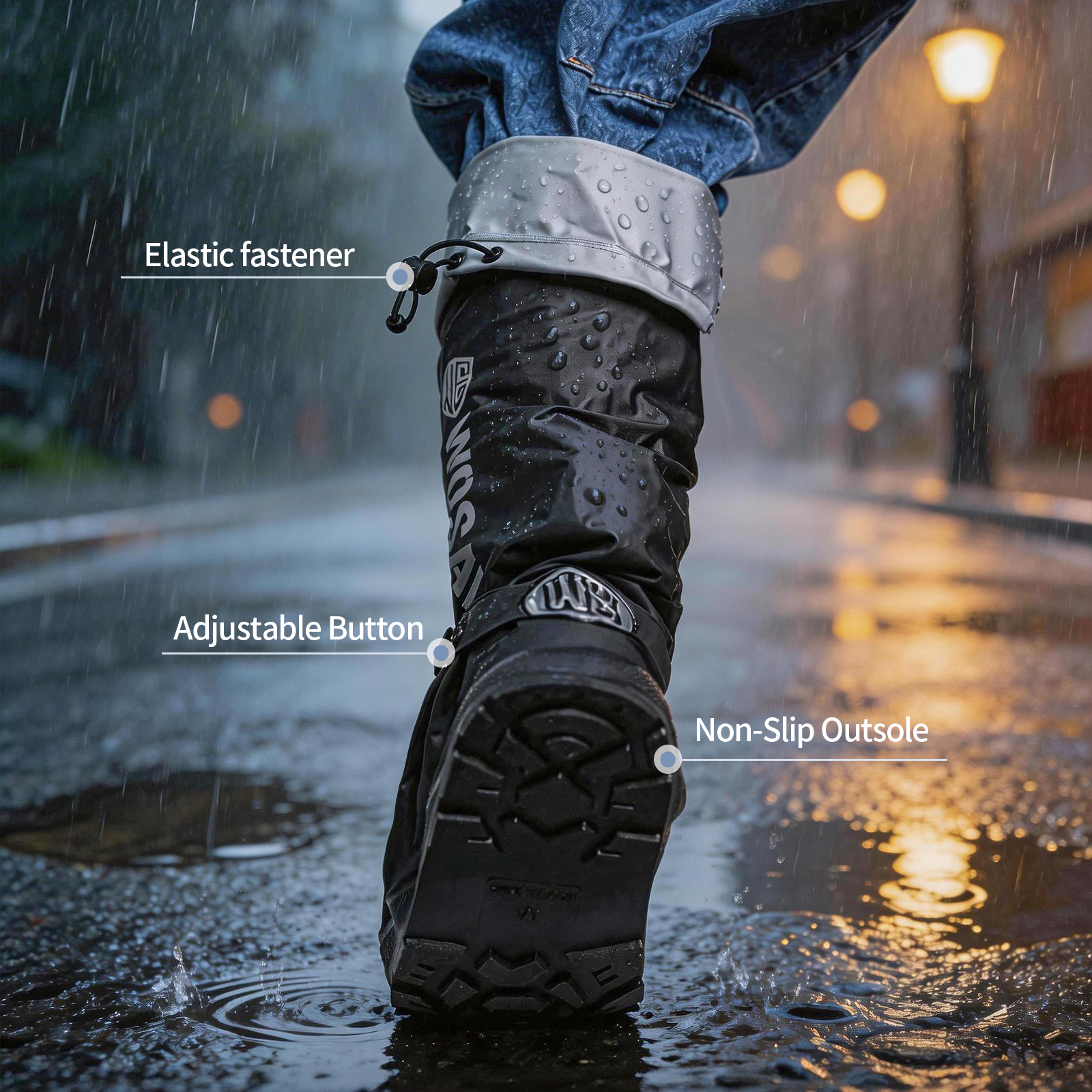 WOSAWE WOSAWE Waterproof Rain  - Cycling Shoes For Commute 评论和价格
