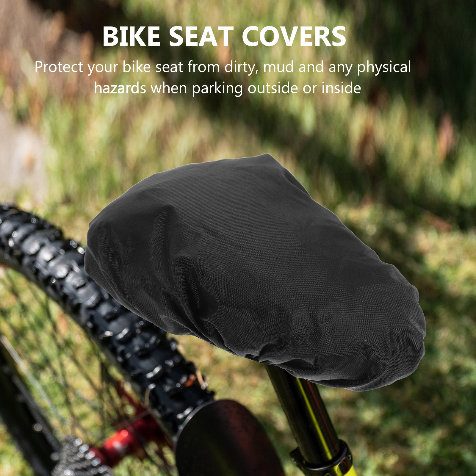 2Pcs Waterproof Elastic Bike S - Cycling Commute In Rain 评论和价格