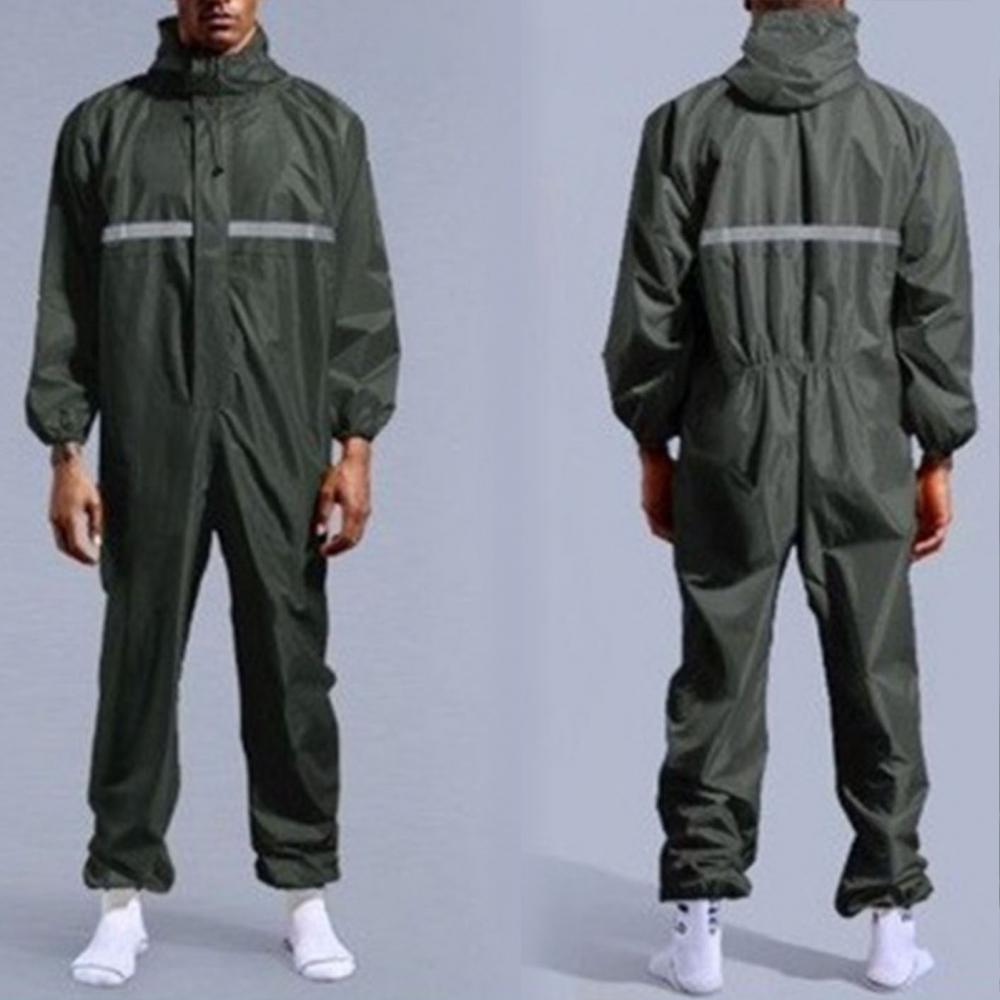 Hooded Raincoat Unisex Fashion - Cycling Rain Jacket Commute 评论和价格