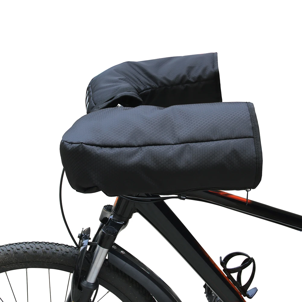 Reflective Handlebar Mittens 1 - Commuting On Mountain Bike 评论和价格