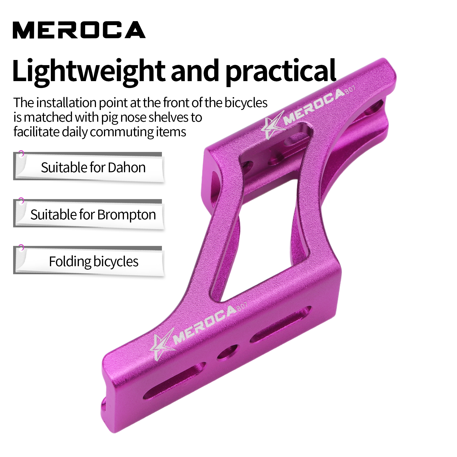 Meroca Folding Bicycle Front B - Cycling Commuter Bag 评论和价格