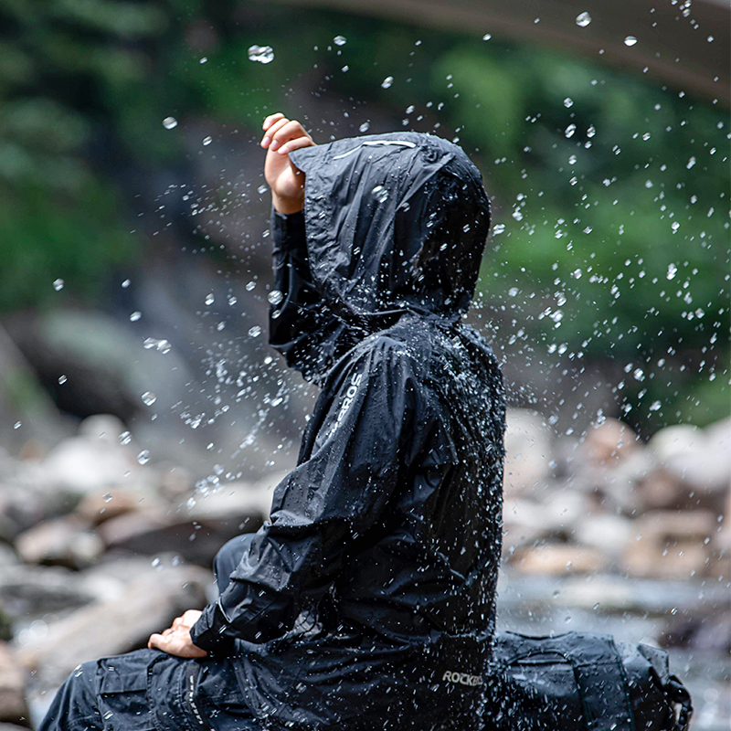 ROCKBROS Waterproof Cycling Ra - Cycling Rain Jacket Commute 评论和价格